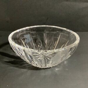 WATERFORD Crystal Candy / Nut Bowl Cut Crystal 6.5" x 4.5 Oval Excellent Unused